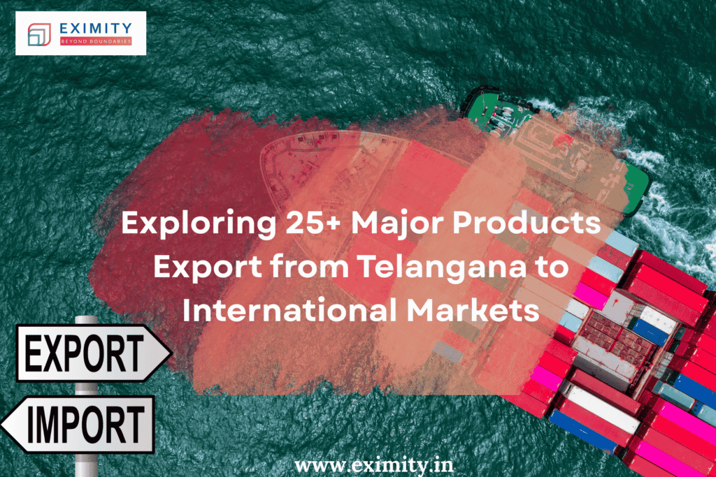 products exported from telangana