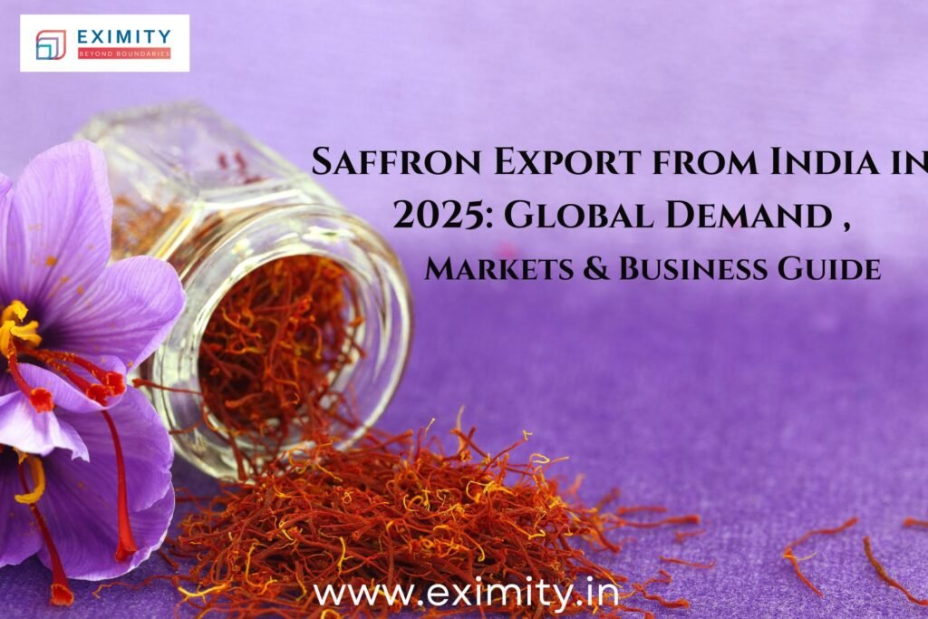 saffron export from India