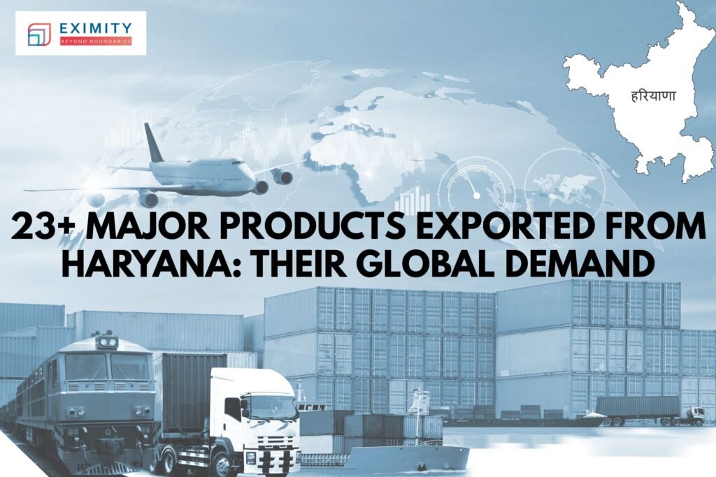 products exported from haryana