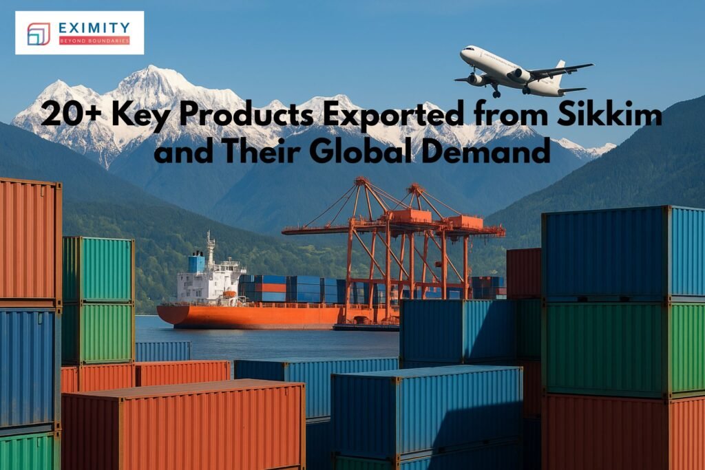 Products Exported from Sikkim
