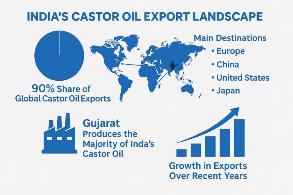 castor oil export from india