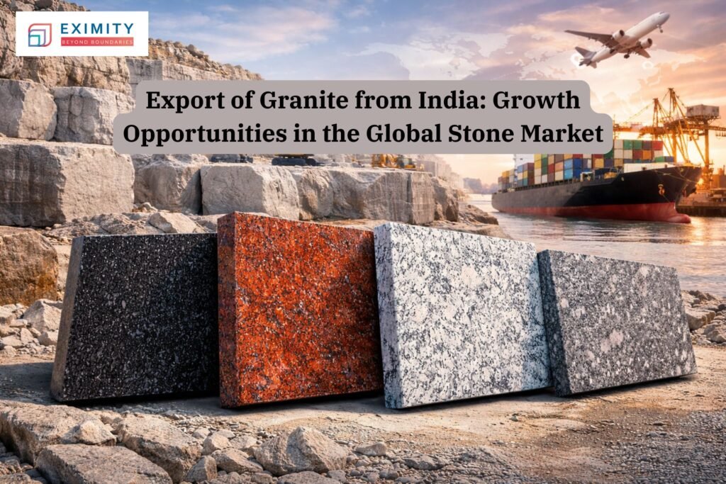 export of granite from india