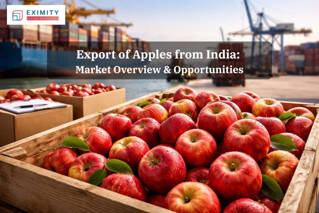 export of apples from india