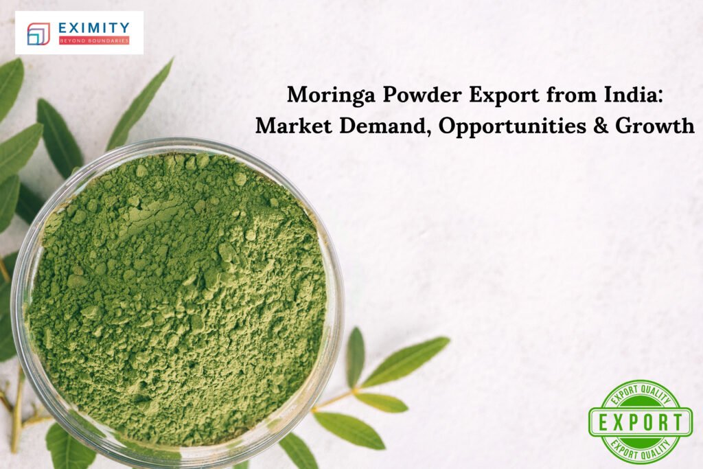 moringa powder export from india