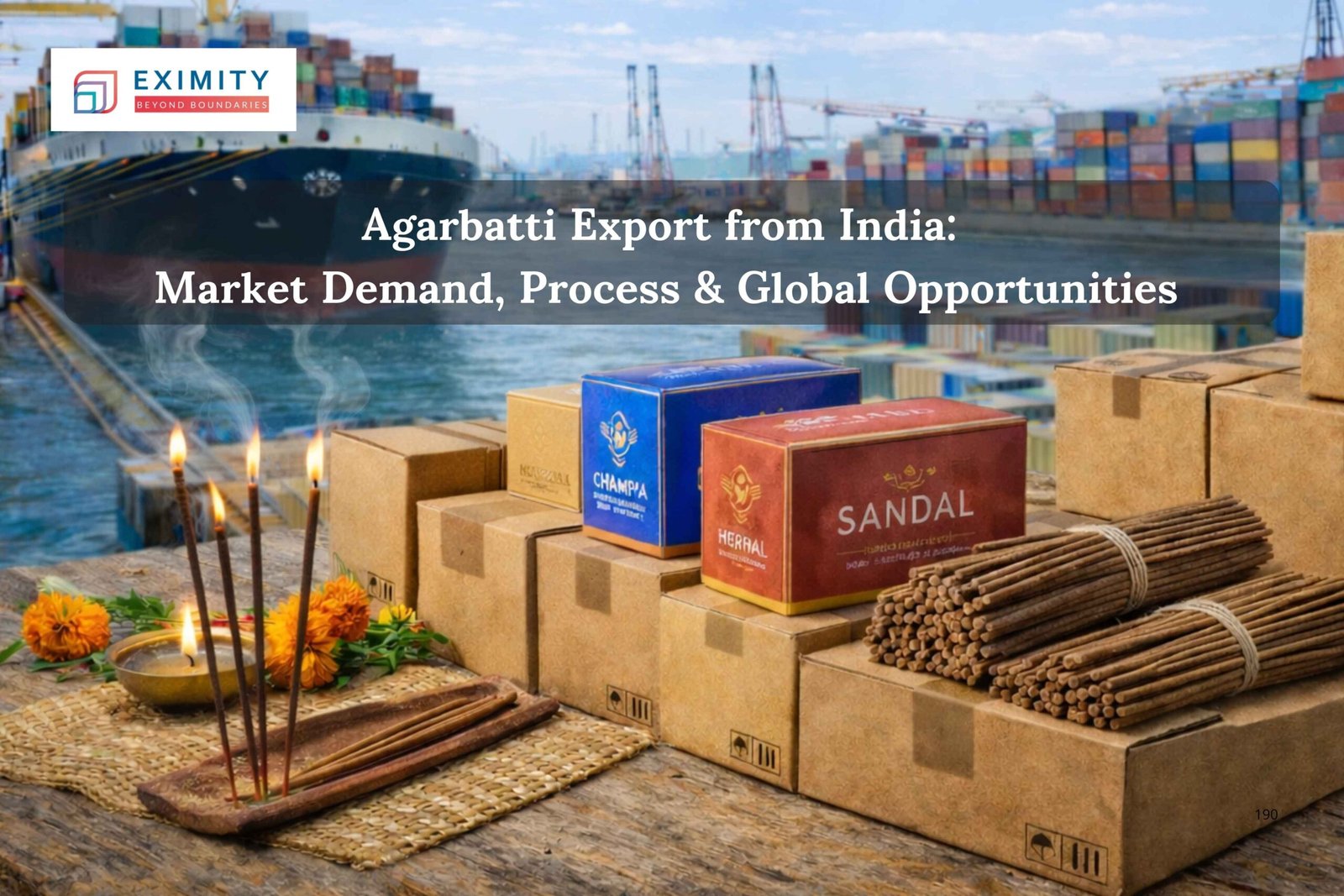 agarbatti export from india