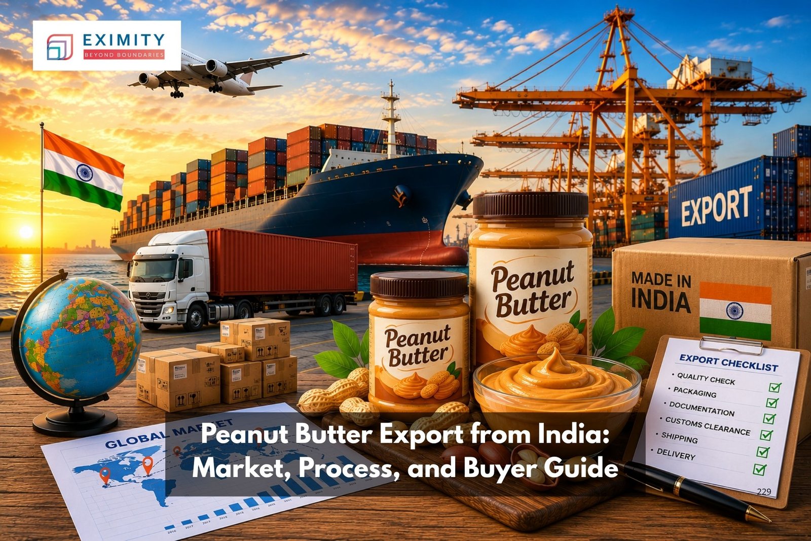 peanut butter export from india