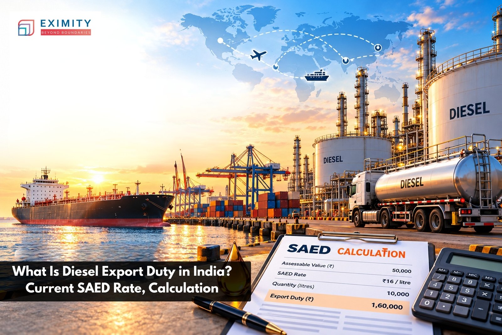 diesel export duty